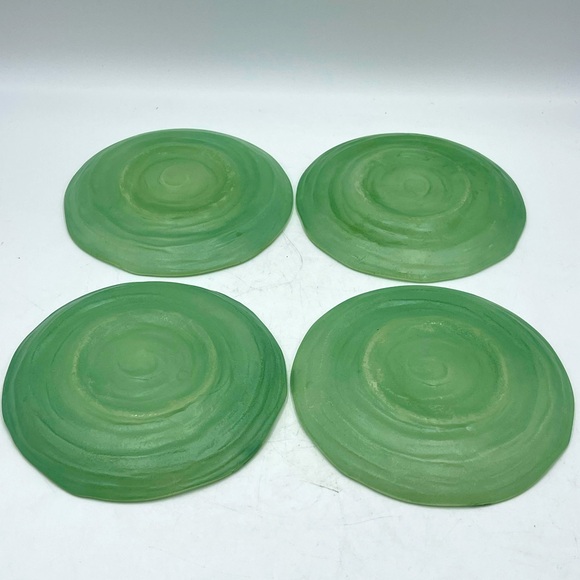 Consolidated Glass: Pattern”CSGCATJA” Catalonian Jade Green 6”Bread Butter Plate - Picture 11 of 15